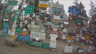 SIGNPOST FOREST ALASKA HIGHWAY [upl. by Bertelli]