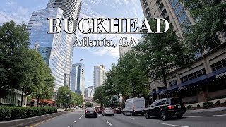 Buckhead Drive 4K  Atlanta GA [upl. by Ilrak]