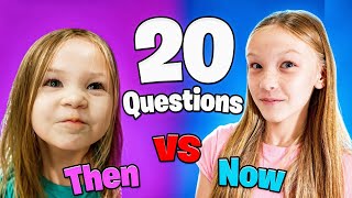 20 Questions with Madison Then vs Now [upl. by Eanel]