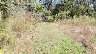 Unmanned aircraft  drone through 4 wheeler trail [upl. by Baptist518]