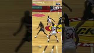 Hakeem Olajuwons EPIC Chasedown Block 🏀💥 HakeemOlajuwon NBAHighlights [upl. by Rennob940]