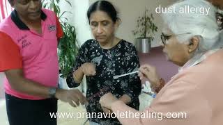 Healing dust allergy for a retired doctor in UK which she cant heal with medicines [upl. by Heron33]