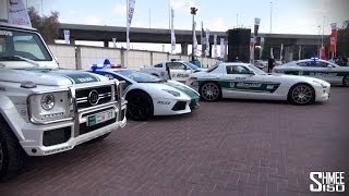 Dubai Police Supercars  Brabus B63S Aventador SLS Roush Bentley R8 [upl. by Namlak151]