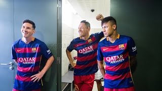 FC Barcelona first team photo shoot season 201516 [upl. by Maggio]