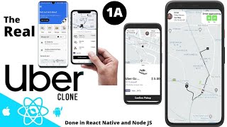 The Real Uber Clone in React Native amp NodeJS  MongoDB Part 1A a Full Stack Project [upl. by Vareck]