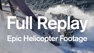 Full Replay Epic helicopter footage of the Leg 2 start [upl. by Thackeray]