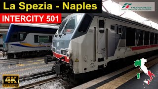 🇮🇹 Travelling along the Italian Coast from La Spezia to Naples on Intercity Train in Standard Class [upl. by Eural]