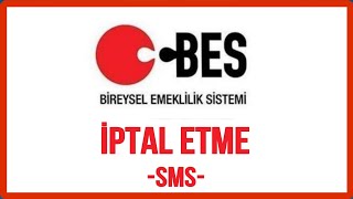 Sms ile Bireysel Emeklilik İptal Etme Nasıl Yapılır [upl. by Irek]