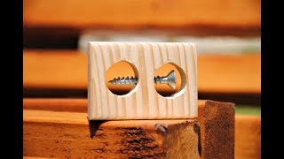 IMPOSSIBLE Screw in a Block of Wood heres how its done [upl. by Ranique]