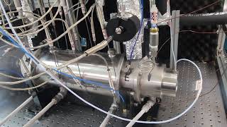 Cryogenic hydrostatic bearings in high speed rotordynamic test rig Precooling process 1 [upl. by Leirbag]