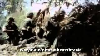 Edwin Starr  War wlyrics  Vietnam War footage [upl. by Gnirps807]