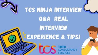 TCS NINJA Interview Experience 2024 Real Questions amp Tips to Crack It [upl. by Macpherson596]