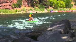 Dave Scaddens SUP Whitewater Technique [upl. by Atenaz]