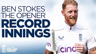 💨 FASTEST Test HalfCentury For England  Ben Stokes Smashes 57 off 28 Opening The Batting [upl. by Rebhun454]