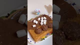 Ferrero rocher S’mores Toast 🍞 [upl. by Eiramnaej]