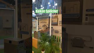 Balkonkraftwerk mit Speicher ☀️ DEYE AEF202H2 auf der Intersolar Europe [upl. by Ynottirb872]