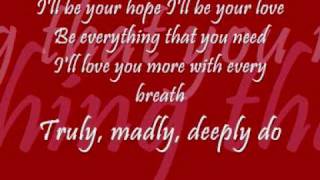 Savage Garden amp Truly Madly Deeply lyrics [upl. by Adnolaj804]