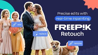 Freepik Retouch  Edit remove add with Generative AI [upl. by Geiss606]