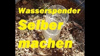 How to make a WATER COOLER  Wasserspender selber bauen [upl. by Enilatan]