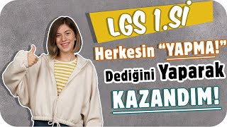 2021 LGS 1si Ada Coşkun  Kimsenin Kullanmadığı Çalışma Tekniği Günde Kaç Soru Çözdü [upl. by Aimar]