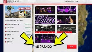 Buying the most Expensive Nightclub with ALL Upgrades in GTA 5 GTA Online After Hours DLC [upl. by Cowden384]