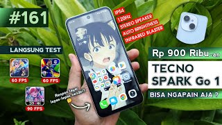 HP MURAH PALING SOLID  Unboxing TECNO SPARK GO 1  Gaming Test [upl. by Nhguaval]