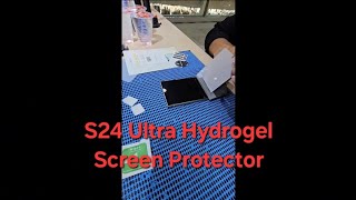 S24 Ultra Hydrogel Screen Protector samsungs24ultra samsungs23ultra hydrogelscreenprotector [upl. by Aenit453]