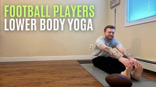 Lower Body Yoga For Football Players [upl. by Odlanra]