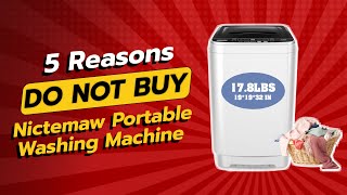 DONT BUY NICTEMAW PORTABLE WASHING MACHINE BEFORE WATCHING THIS VIDEO 🚫🧺 [upl. by Rosalind]