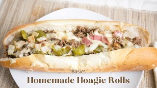 Homemade Hoagie Rolls  Basics [upl. by Yelrebmyk281]