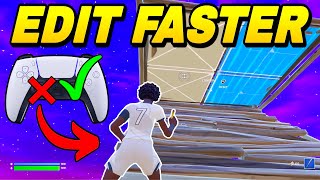 How To EDIT FASTER on Controller  Remove INPUT DELAY Fortnite Tutorial [upl. by Geoffrey]