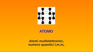 Lezioni di chimica  Atomo  5 atomi multielettronici numeri quantici lmms [upl. by Cibis]