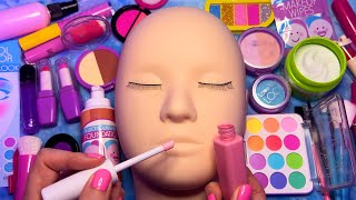 ASMR Fake Makeup on Mannequin Whispered [upl. by Attenauqa]