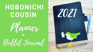 PLANNER PEACE  2021 Hobonichi Cousin Planner  Bullet Journal Setup [upl. by Corvese604]