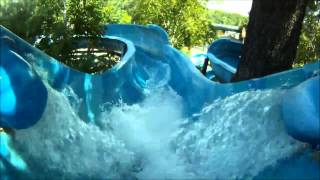 Noahs Ark Waterpark Slidewinders Waterslide POV Wisconsin Dells WI [upl. by Annovoj]