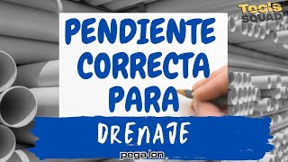 Pendiente o desnivel drenaje y como pegar tubería sanitaria [upl. by Latsirc]