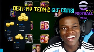 BEAT MY OLD PES TEAM amp I BUY YOU eFOOTBALL COINS🎁ep9 [upl. by Znerol891]