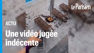 Inondations en Espagne  cette influenceuse se plaint de feuilles mortes dans sa piscine [upl. by Orme]