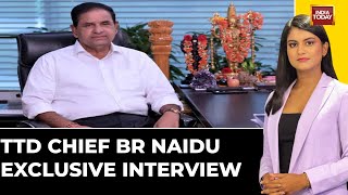 TTD Chairman BR Naidu Speaks To India Today After Temple Board Announces Only Hindu Staff Decision [upl. by Refinnej]