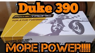 Duke 390 Powertronics ECU Install and Review Quarantine build [upl. by Emarej]