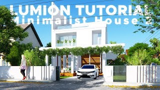 Lumion 6 Rendering Tutorial 54  Minimalist House 2 [upl. by Lacee]