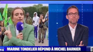 EXCELLENT  Marine Tondelier ATOMISE en Live ce Macroniste BFM TV [upl. by Archle]