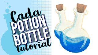 Using the Cada Potion Bottle Mold for gorgeous DIY bath bombs PLUS How I painted these babies [upl. by Ive]