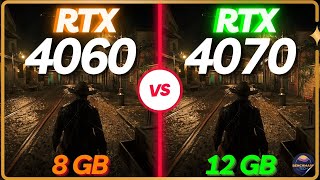 RTX 4060 vs RTX 4070  Gaming Benchmark  Test in 8 Games [upl. by Allmon933]