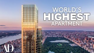 Inside The Worlds Highest Apartment  On The Market  Architectural Digest [upl. by Miun]