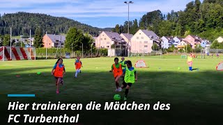 Hier trainieren die Mädchen des FC Turbenthal [upl. by Shelly]