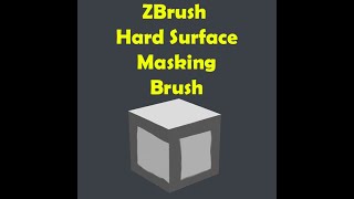 ZBrush Hard Surface Masking Brush [upl. by Notserk]