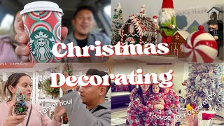 DECORATING MY HOUSE FOR CHRISTMAS  HomeGoods Homesense target runs and more [upl. by Richie630]