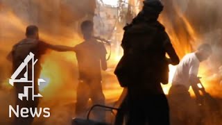 Syrian horrors captured on camera [upl. by Eidda]