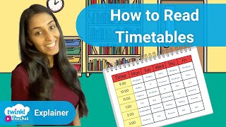 Interpreting Timetables  KS2 Maths Lesson [upl. by Sinnal]